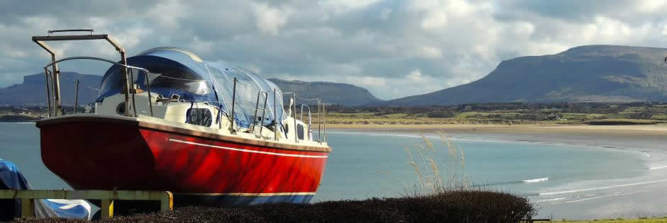 Lomax Boat Yard overlooking Mullaghmore Beach