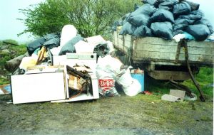 Rubbish Collected in 1992 around Ballintrillick